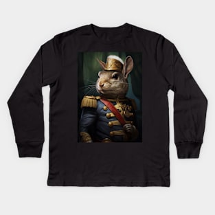 Squirrel General Kids Long Sleeve T-Shirt